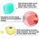 Bàn Chải Silicon Có Ô Đựng Sữa Tắm - Paddy Pet Shop
